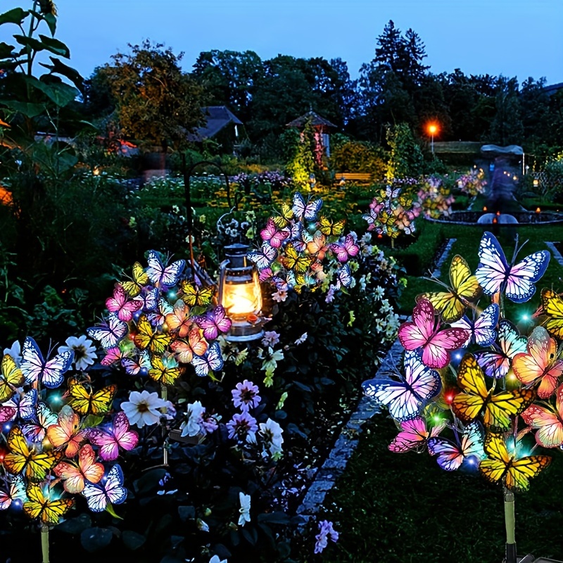 Lighting Decor Ideas - Solar LED Butterfly Garden Lights Waterproof