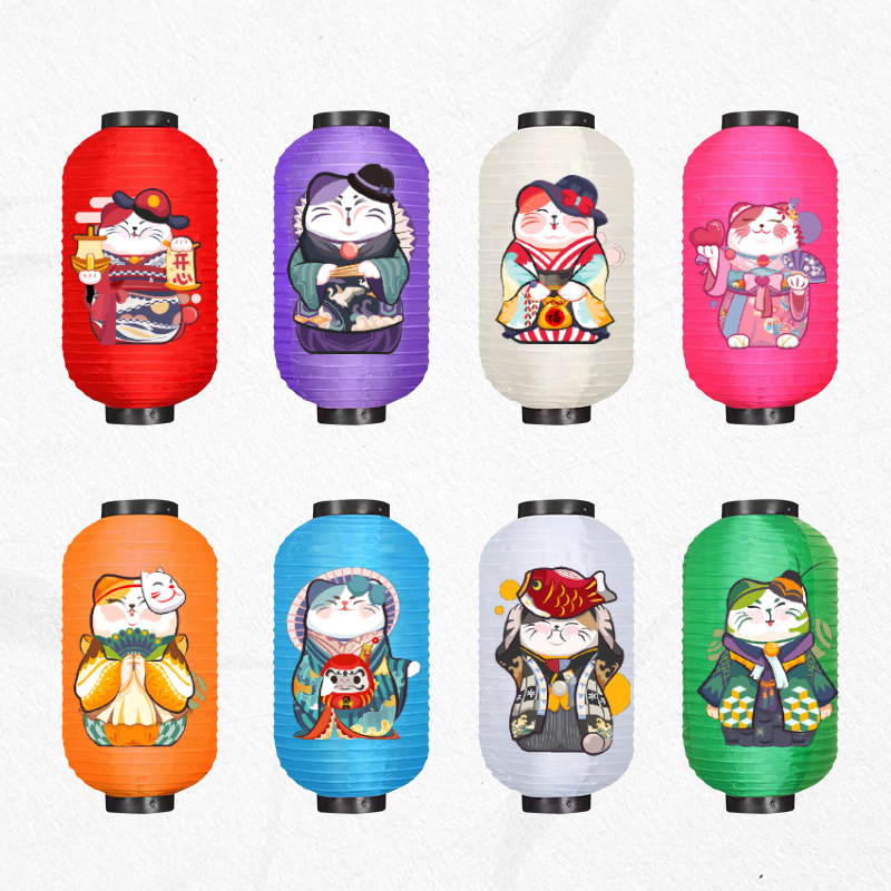 Restaurant Lighting Decoration - Japanese Maneki Neko Hanging Lantern Waterproof