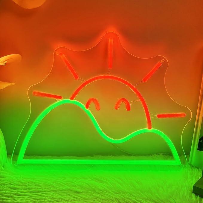 Lighting Decor Sunrise - Sunrise Neon Sign USB Dimmab LED