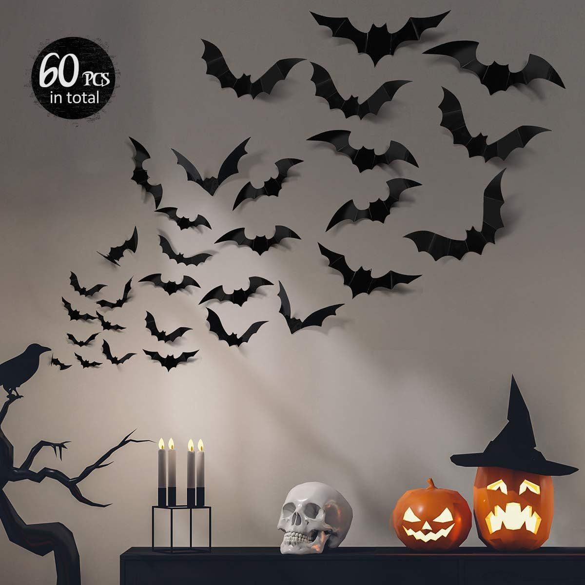 Lighting Home Decor Products - Generic 3D Bat Wall Sticker Purple