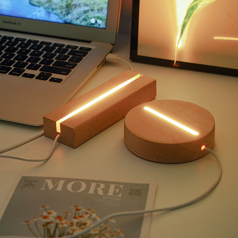 DIY Solid Wood Luminous Lamp H - Lighting Decor For Diwali recension och pris