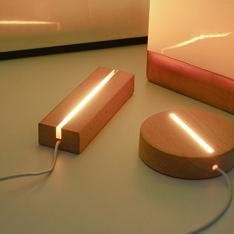 DIY Solid Wood Luminous Lamp H - Lighting Decor For Diwali recension och pris