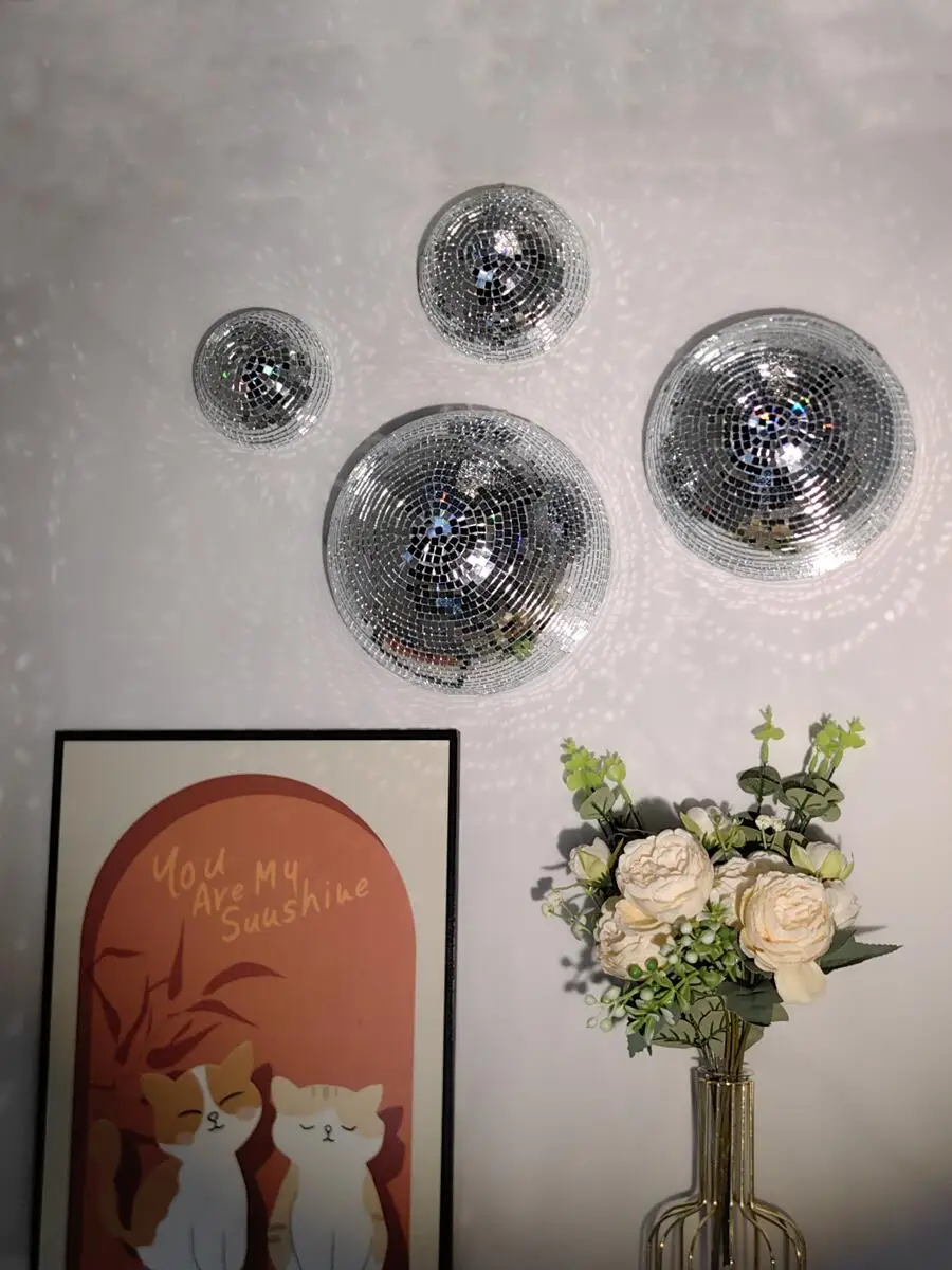 New Wall Disco Ball Mirrored D - Disco Ball Mirror recension och pris
