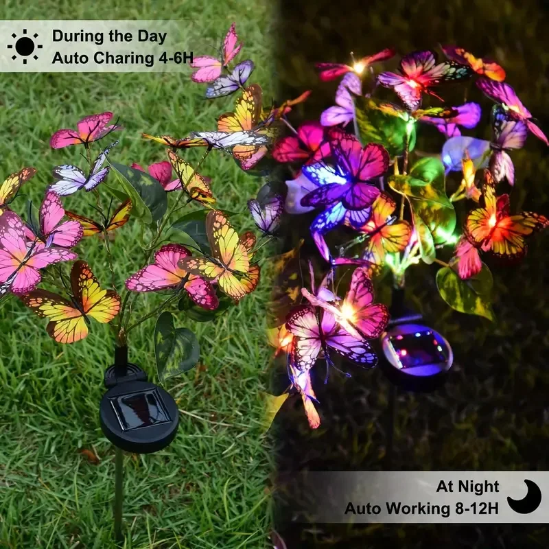 Solar LED Butterfly Garden Lig - Lighting Decor Ideas recension och pris