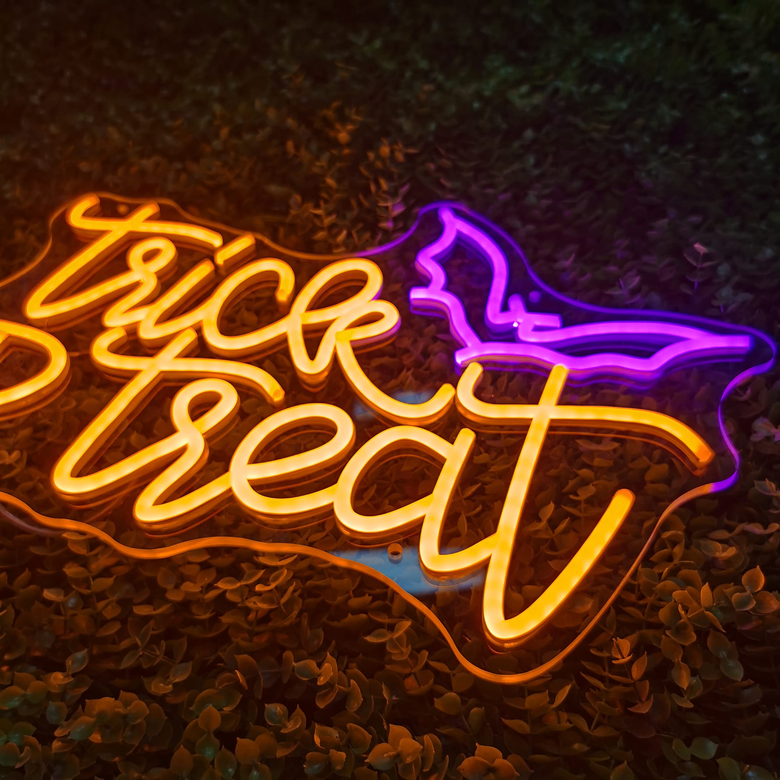 Trick or Treat Neon Sign Light - Home Decor Lighting Tricks recension och pris