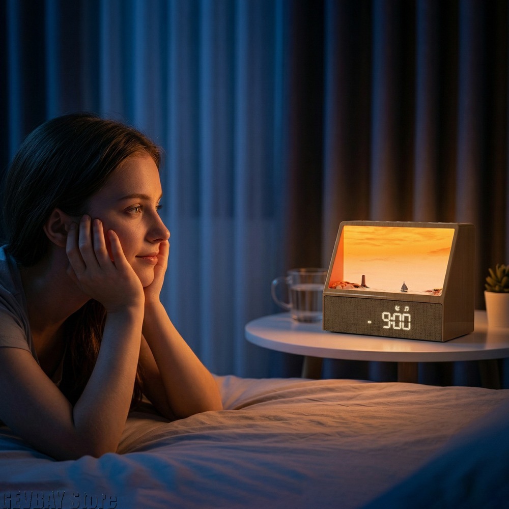 Sunrise Alarm Clock Lamp White - Lighting Decor Sunrise recension och pris