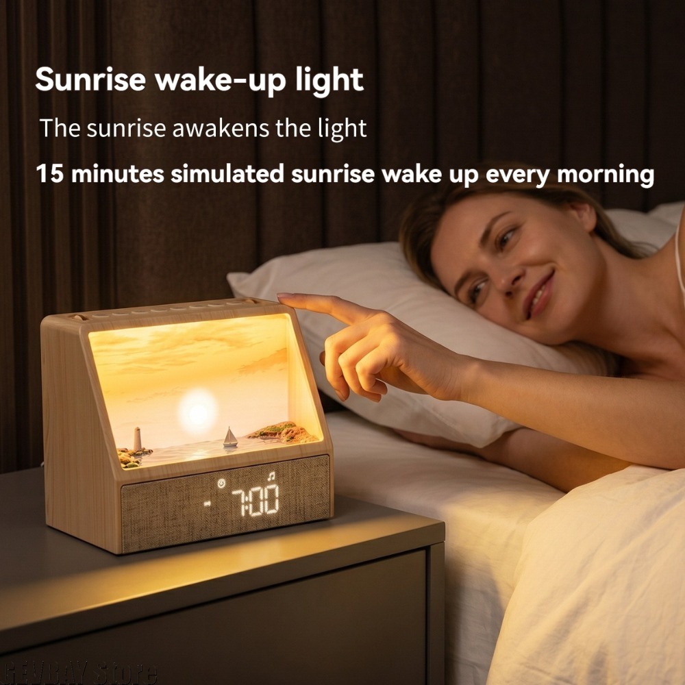 Sunrise Alarm Clock Lamp White - Lighting Decor Sunrise recension och pris