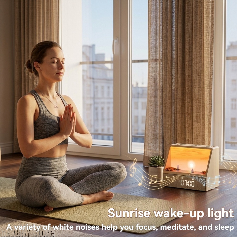 Sunrise Alarm Clock Lamp White - Lighting Decor Sunrise recension och pris