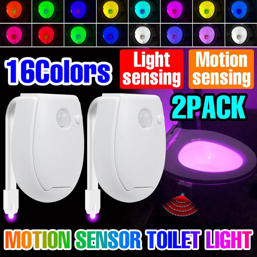 2-Packs LED Toilet Lamp Smart  - Colour Changing Bulb recension och pris