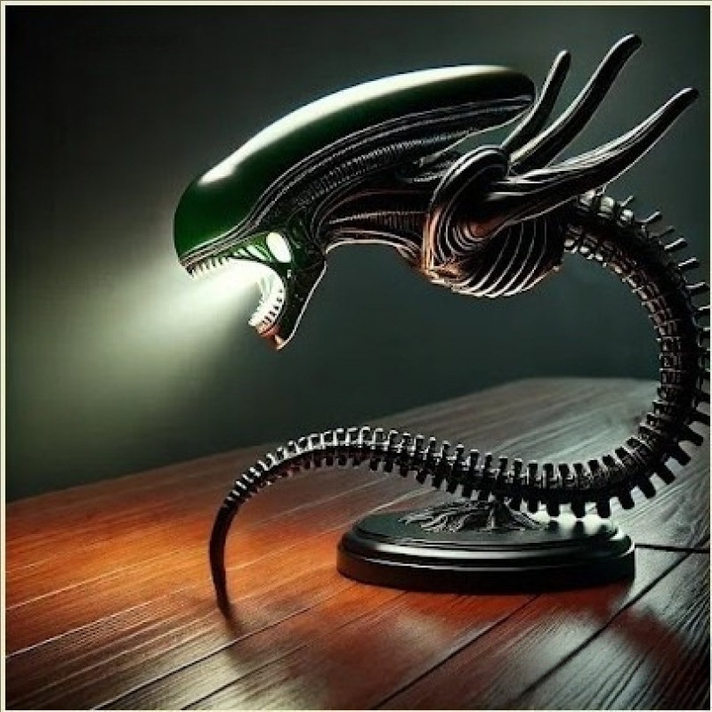 Alien Creature Resin Lamp Hall - Lighting Home Decor Products recension och pris