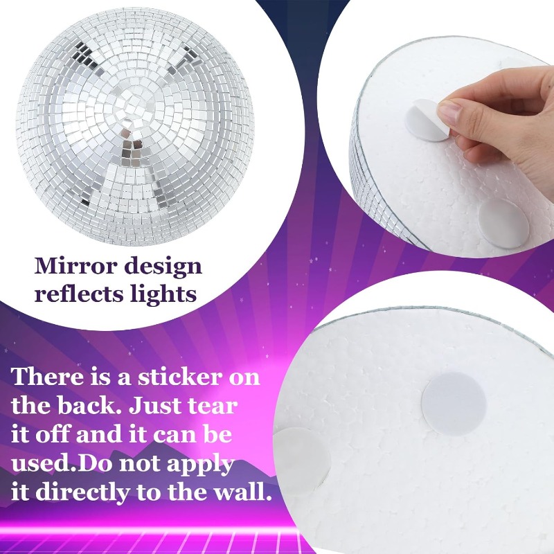 Mirrored Glass Half Sphere Dis - Disco Ball Mirror recension och pris