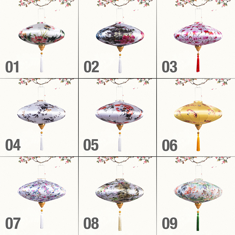 12/14 inch Chinese Style Satin - Restaurant Lighting Decoration recension och pris