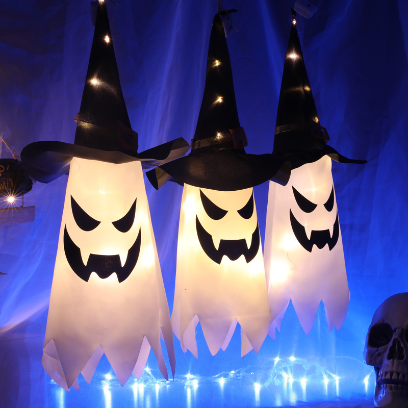 Halloween Glowing Witch Hat La - Lighting Decor For Diwali recension och pris