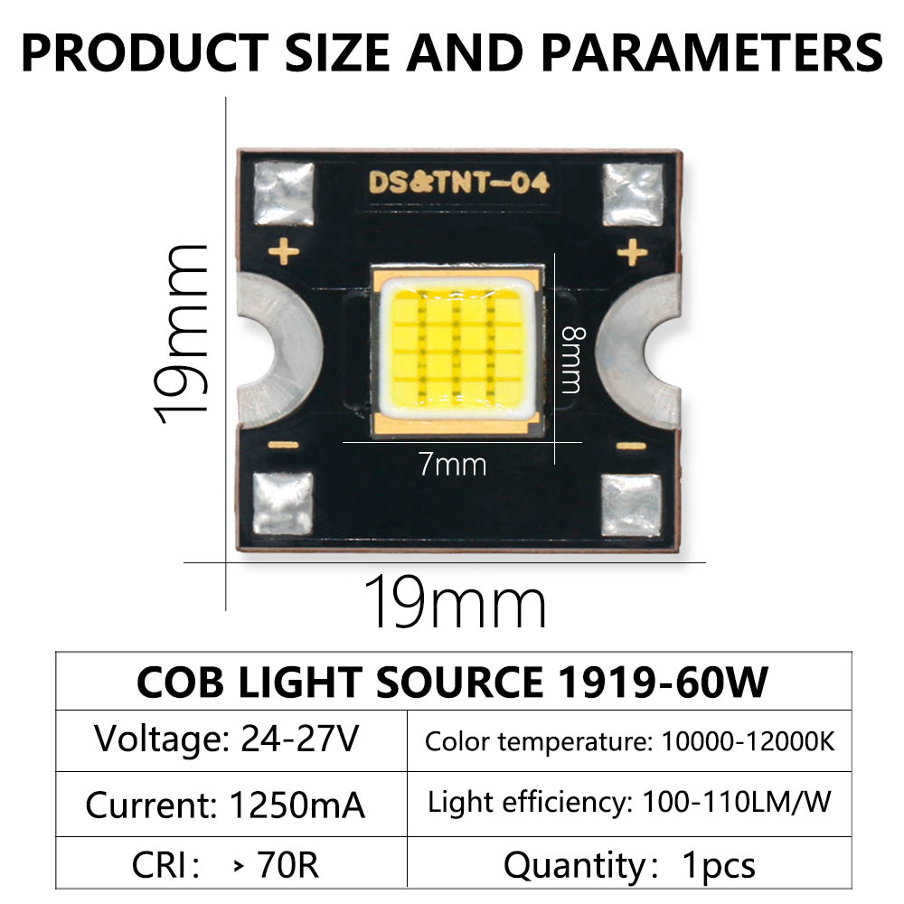60W LED Chip Lamp Beads Projec - Lighting Decor For Diwali recension och pris