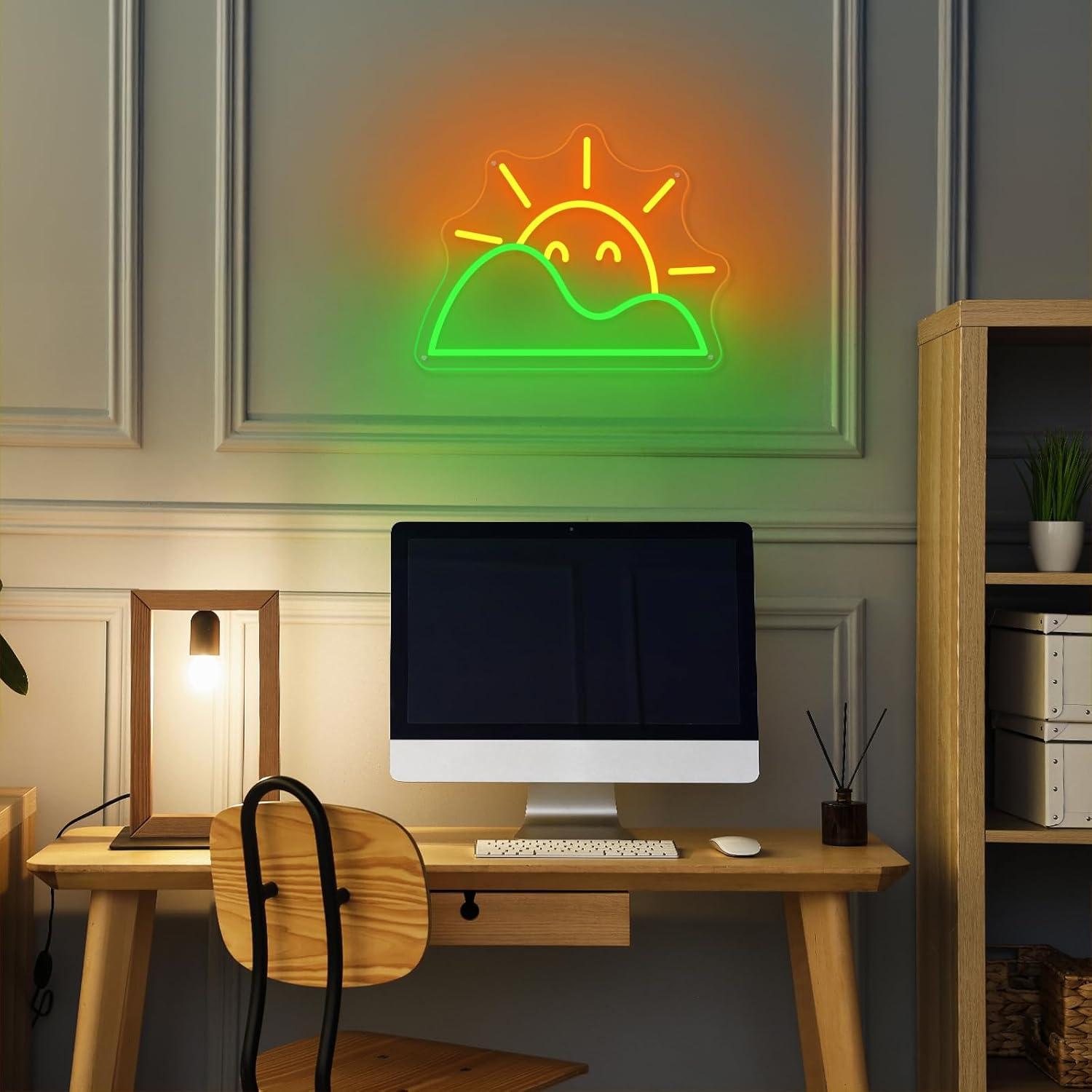 Sunrise Neon Sign USB Dimmab L - Lighting Decor Sunrise recension och pris