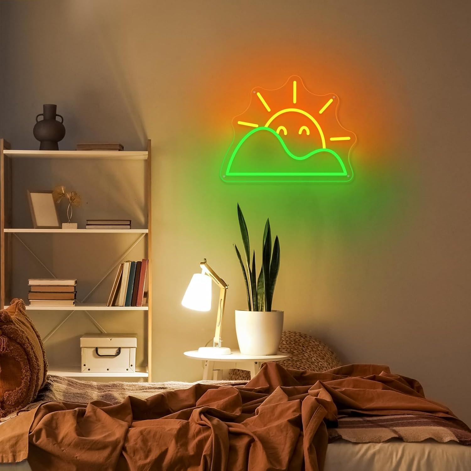 Sunrise Neon Sign USB Dimmab L - Lighting Decor Sunrise recension och pris