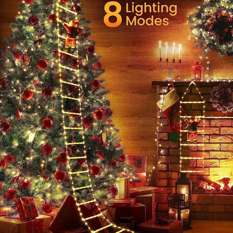 1pcs Christmas Decoration Sant - Wall Decor Lighting Tree recension och pris