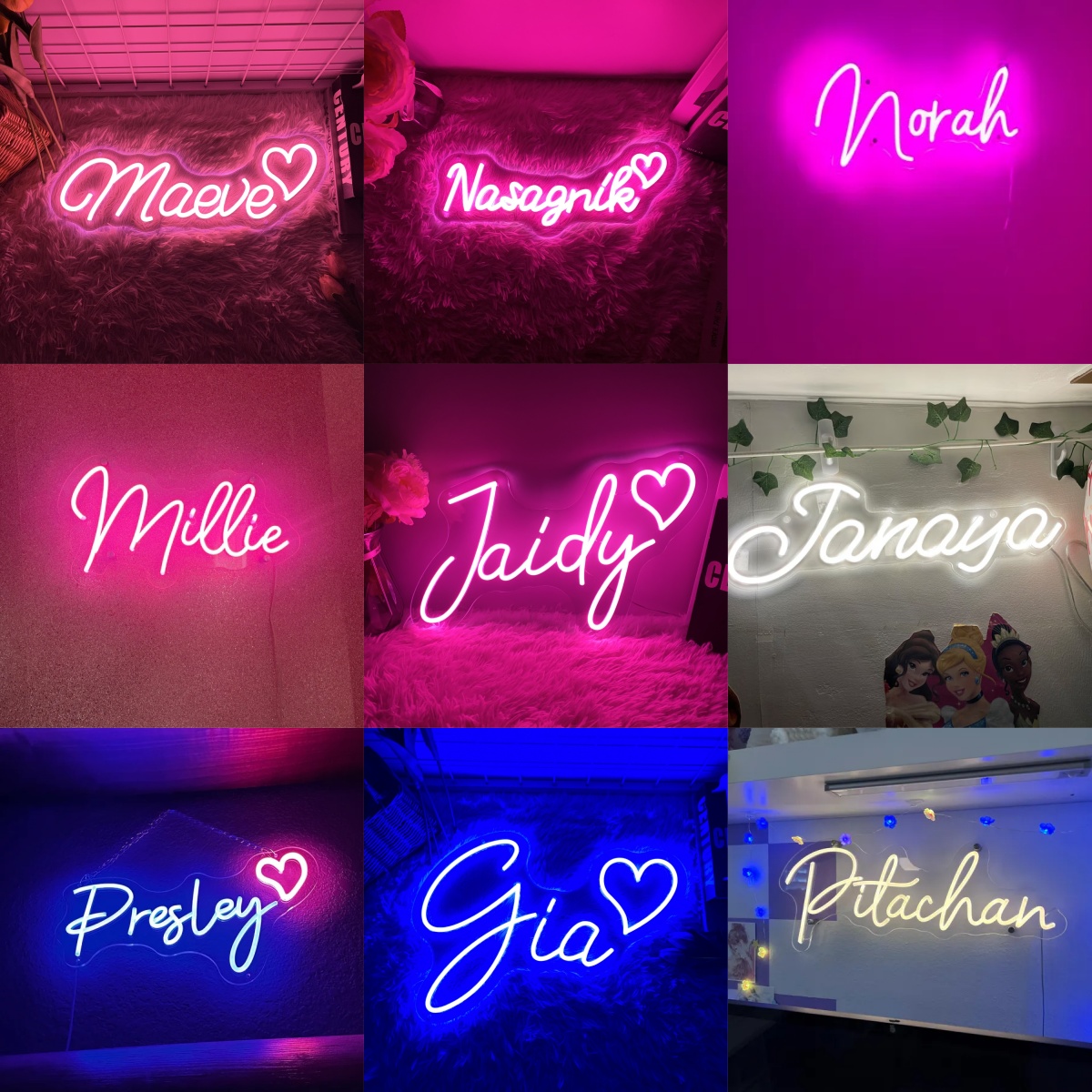 Custom Neon Led Kids Name Neon - Lighting Decor For Diwali recension och pris