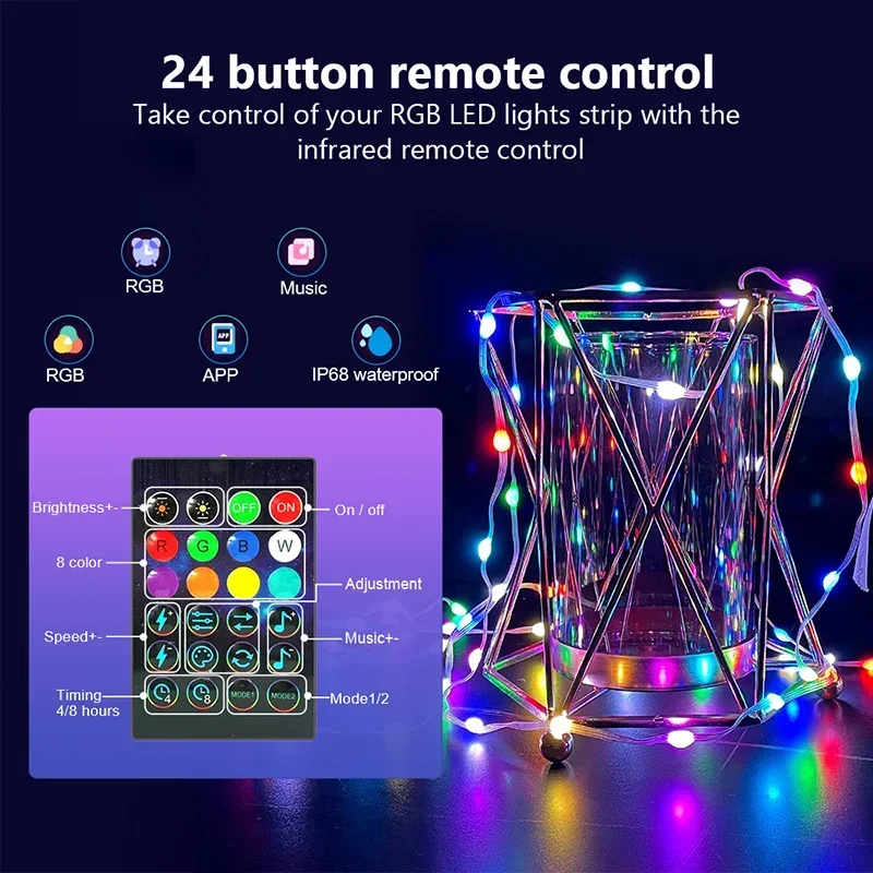 2-30m Smart Light String RGB L - Lighting Decor For Diwali recension och pris