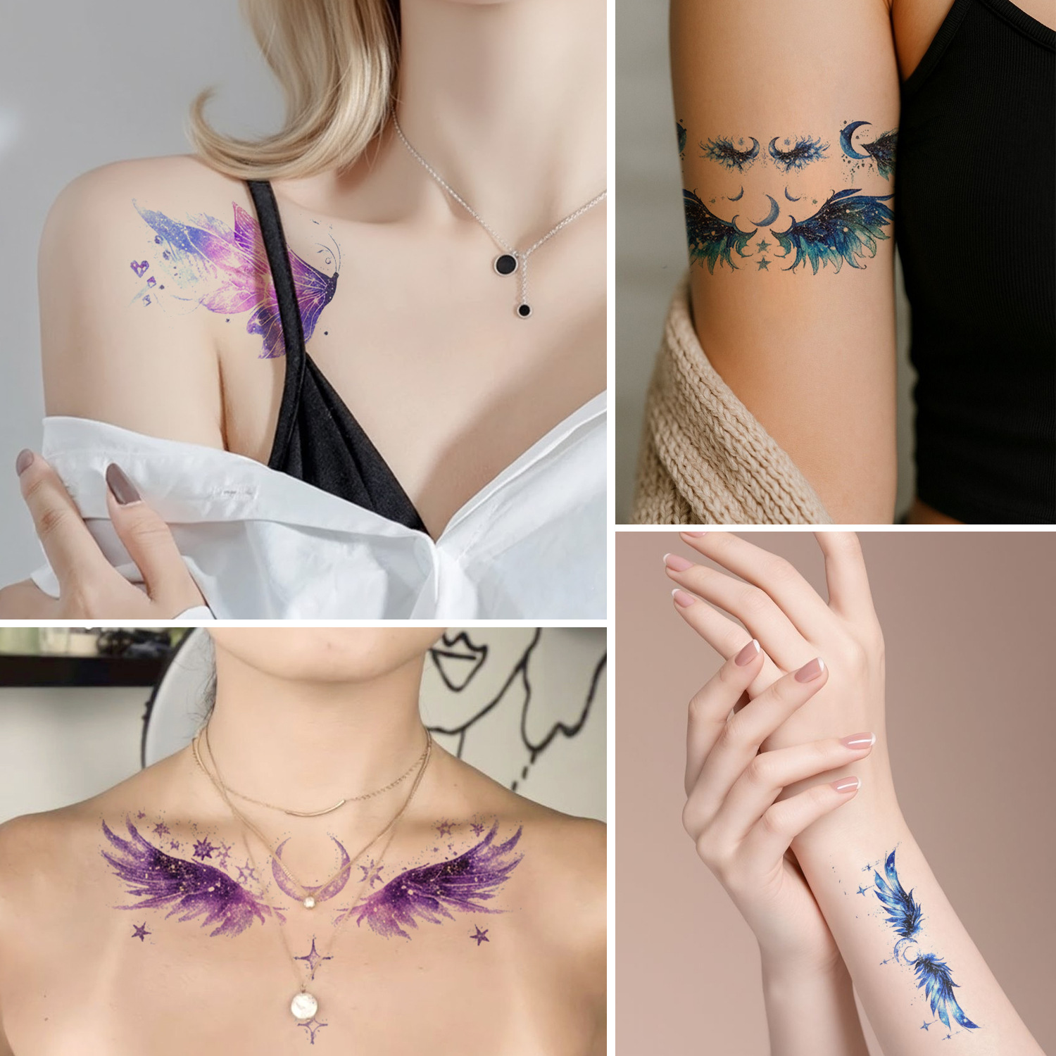 Glitter Angel Face Stickers Co - Elegant Decor & Lighting Llc recension och pris