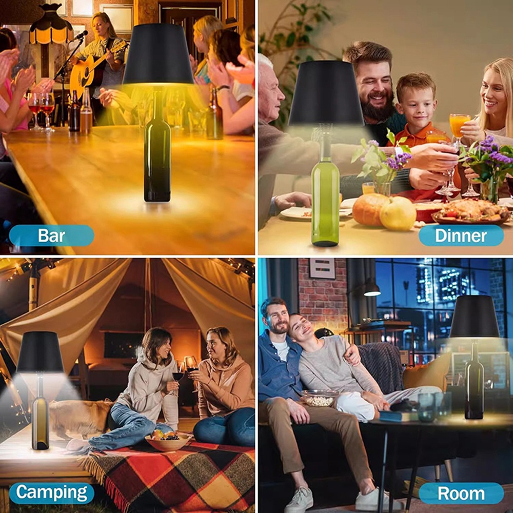 Wireless LED Wine Bottle Lamp  - Colour Changing Bulb recension och pris