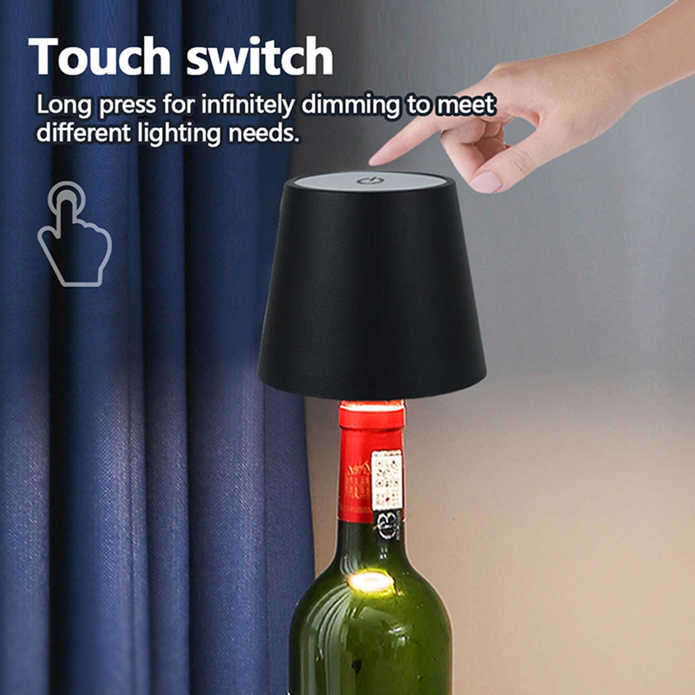 Wireless LED Wine Bottle Lamp  - Colour Changing Bulb recension och pris
